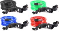 Bouwkern Stahlex Multifunctioneel kabelslot - 1200 mm - Rood