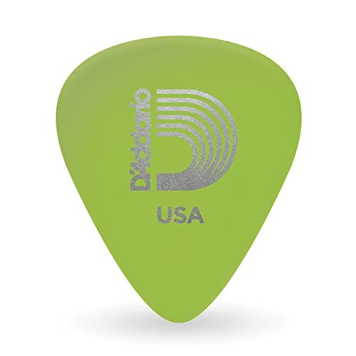Planet Waves 1CCG4-100 Cellu-Glo Celluloid Picks Neon Green (Glow in the Dark) - 100 Medium Picks