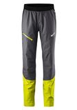Gonso Save Thermische regenbroek voor heren, grijs/geel/zwart, XL
