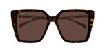Gucci GG1967S Lunettes de soleil femme Havane Papillon Marron 54mm