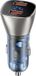 DrPhone QC12-B Autolader – 2 USB-A-poorten – Snelladen – 45 W Max. – 12/24 V – Blauw