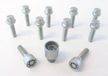 H&R Wielboutenset bolkonisch R12 M12x1.50 - Lengte 28mm - 10 stuks (bv. Mercedes) - incl. wielsloten