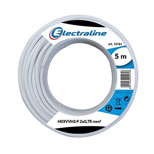 Electraline 10900 Kabelhaspel - 5 m - Wit