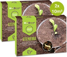 Biogrowi Aaltjes tegen rouwvliegjes - 2x Stenema 10m2 - Steinernema feltiae - 10m2