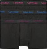 Calvin Klein 3PK Low Rise Trunk Mannen - Maat M - Zwart/Paars/Roze/Blauw