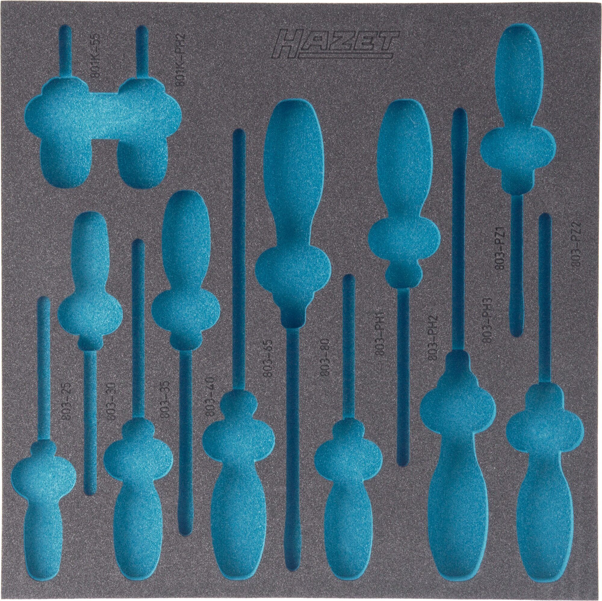 HAZET 2-componenten zachschuiminleg 163-100L · L x B: 344 mm x 342 mm