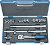 Gedore Jeu de douilles 3/8" 17 pièces