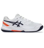 ASICS Gel-Dedicate 8 Gs Sneaker voor jongens, Witte Indigo Mist, 39.5 EU