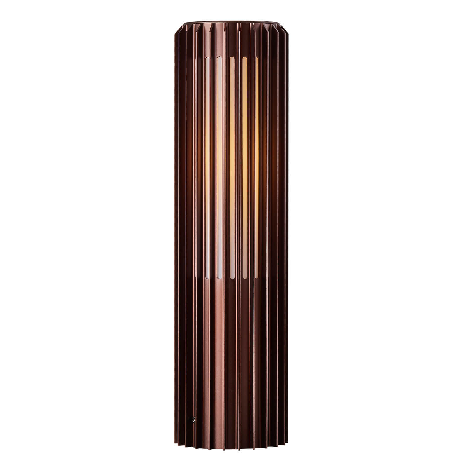 4C42B4C4-E666-B142-A486-564DBB4A07F9 Nordlux Aludra 45 outdoor sokkel - bruin metallic - E27