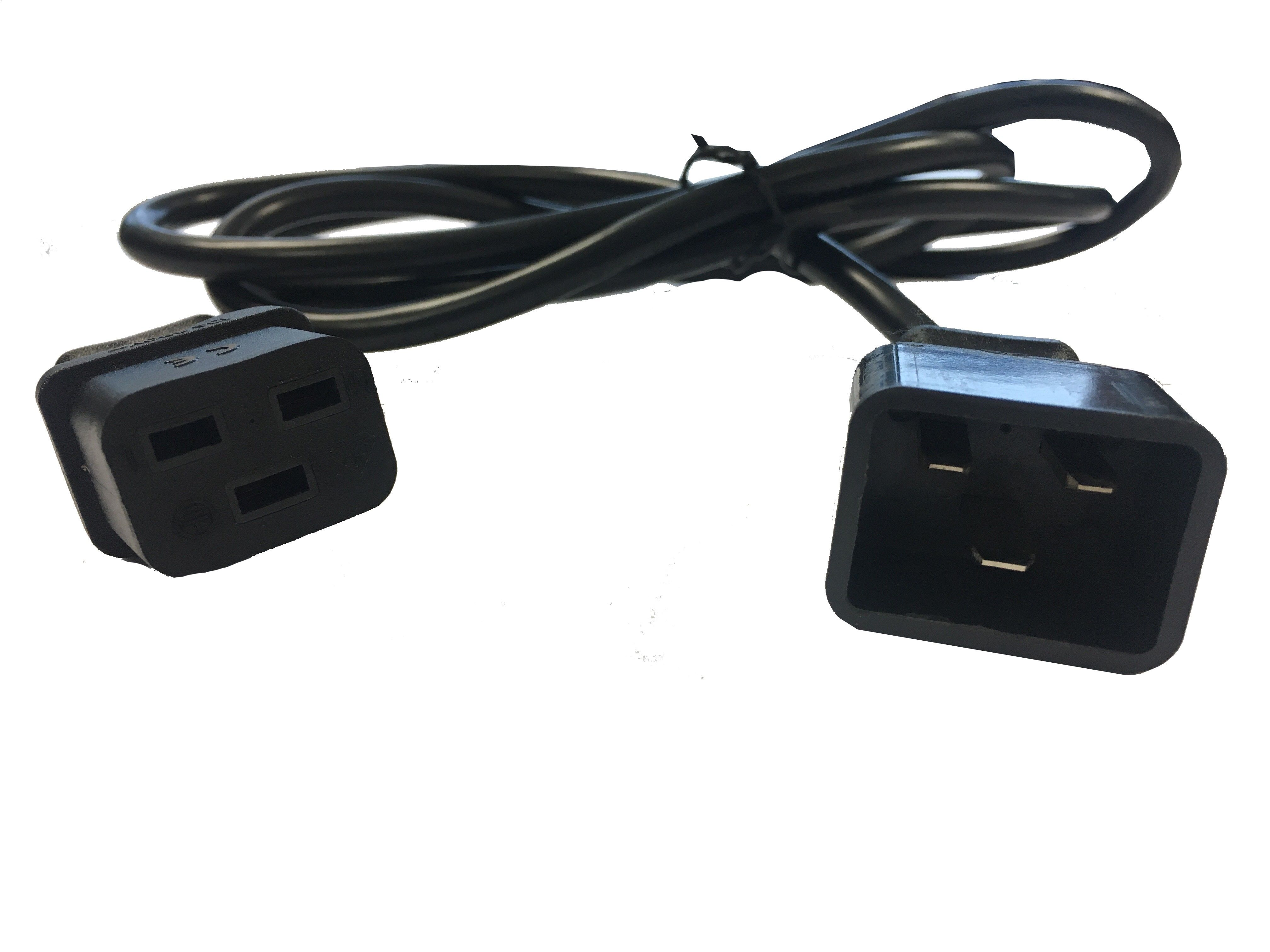 Salicru 663BA000002 Power Cable - C20 to C19 - 1.8m - Black