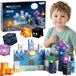 WOOPIE Jeu de construction magnétique Pixel 64 blocs