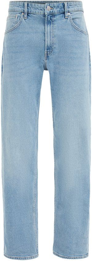 WE Fashion Heren Relaxed Fit Jeans Lichtblauw Katoen W28/L32