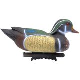 Ubbink Nature Ubbink Tuin vijverdecoratie Carolina eend woerd - drijvend - kunststof - 17 x 30 cm
