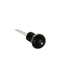 PEREL - R1399W mini-drukknop met witte LED, 1-polig 163291