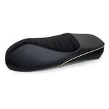 Piaggio zadelbank Alcantara gestikt 1B004499000C1 geschikt voor Vespa GTS