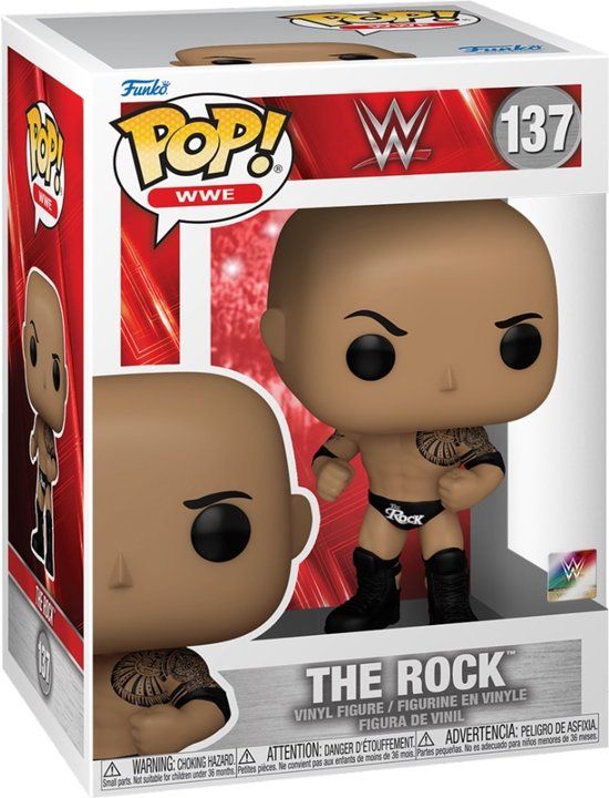 Funko Pop! - WWE: The Rock (Finale) #137 - Actiefiguur - 16 cm