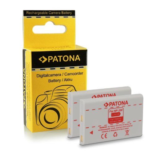 Patona 2x Batterij NP-200 compatibel met Konica Minolta Dimage X Xi Xg| Xt Xt BIZ