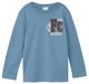 s.Oliver Shirt lichtblauw / bruin / wit
