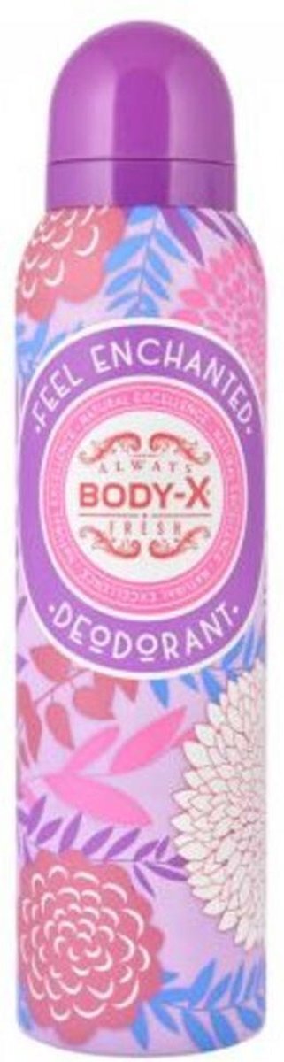 Body-X Deodorant voor Vrouwen | 150 ml | Spray