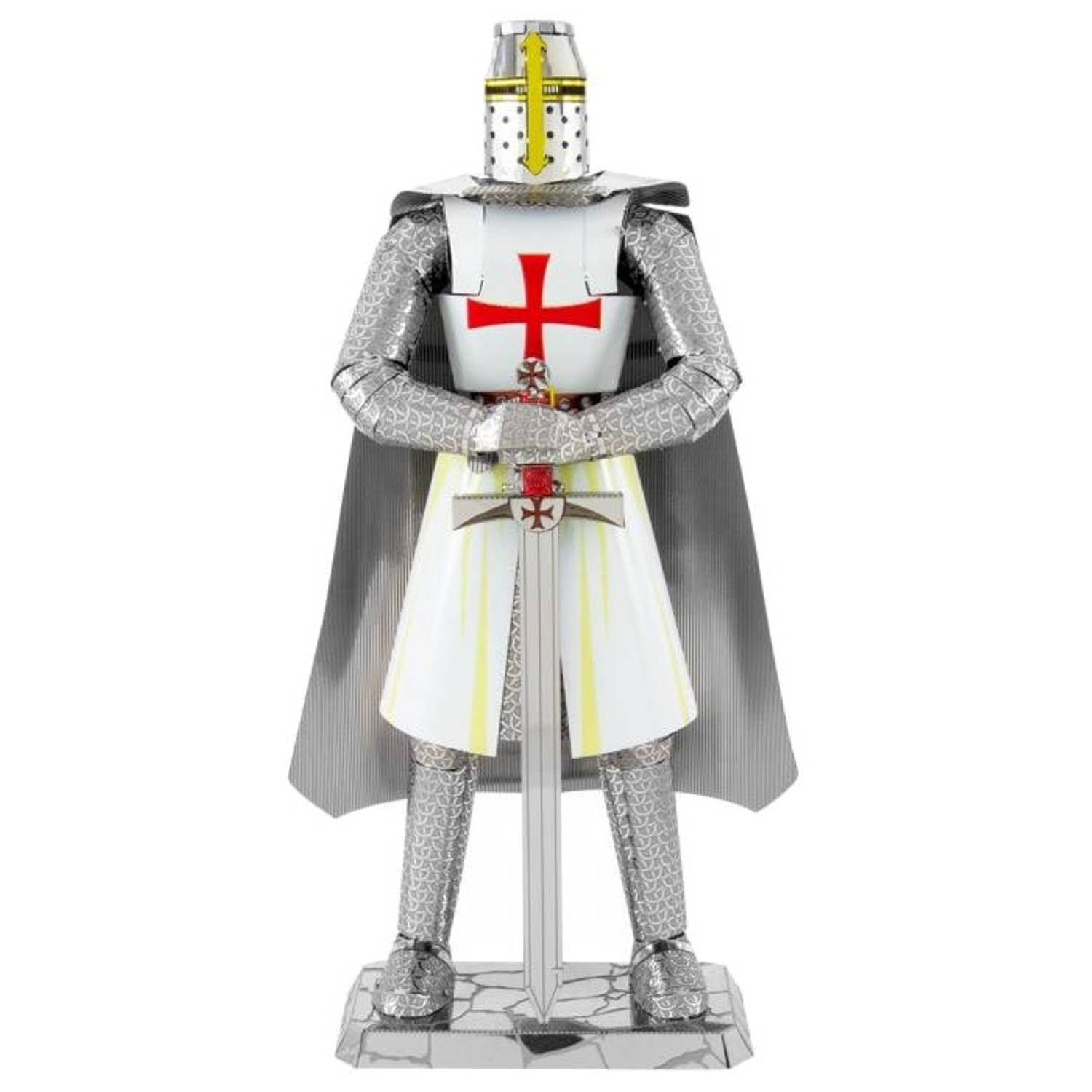 Metal earth Iconx Templar Knight Modelbouwset Zilver/wit