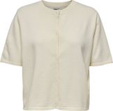 ONLY Onltilda S/S O-Neck Cardigan Knt 15357001 Marshmallow Dames XS