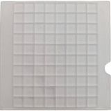 Folmag 80 butées de protection carrées 10x10x2,5 mm transparentes