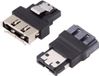 Merkloos / Sans marque Bol SATA ESATA Adapter - Converter Extender - Externe Opslag Uitbreiden - Met Gesp - 2 Stuks - Zwart
