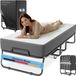 ELONEO Opklapbed met Matras – Comfortabel Gastbed, 90x200 cm
