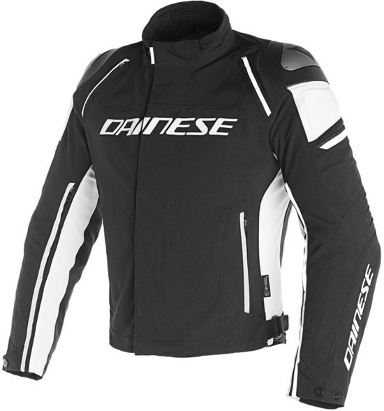 Dainese RACING 3 D-DRY ZWART ZWART WIT MOTORJAS 50