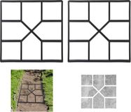 Merkloos Relaxdays Tuinpad mal set van 2