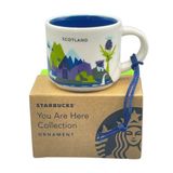 Starbucks You are Here Collectie Schotland Espresso Cup/Ornament