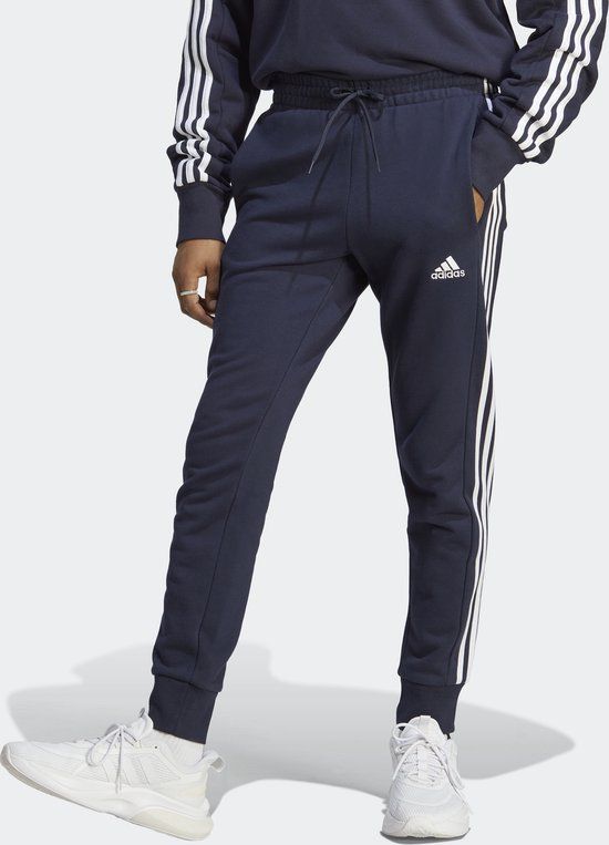 adidas Sportswear Essentials French Terry 3-Stripes Joggers Men blue XS