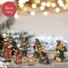 Lumineo Elegante crèche figurines - 7 pièces - 9cm de haut