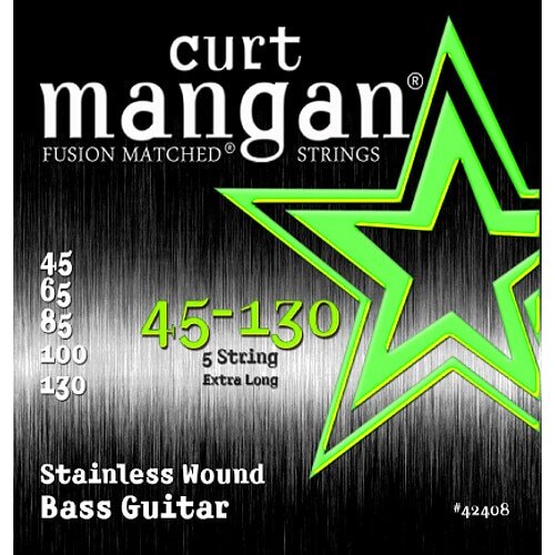 Curt Mangan Stainless Wound 45-130 5 String