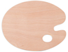Lefranc Bourgeois Palet Hout Ovaal 18 x 27 cm