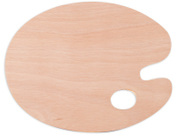 Lefranc Bourgeois Palet Hout Ovaal 18 x 27 cm
