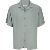 JACK&JONES JJEJEFF SOLID RESORT SHIRT S/S SN Heren Overhemden