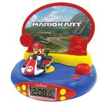 Lexibook Nintendo Mario Kart wekker, projector, geïntegreerd nachtlampje, plafondprojectie, geluidseffecten, werkt op batterijen, RP500NILXB
