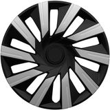 J-Tec TECNA-SB 16 inch ZILVER/ZWART Wieldoppen