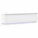 vidaXL meuble TV 180 x 38 x 49 cm blanc bois d'ingénierie