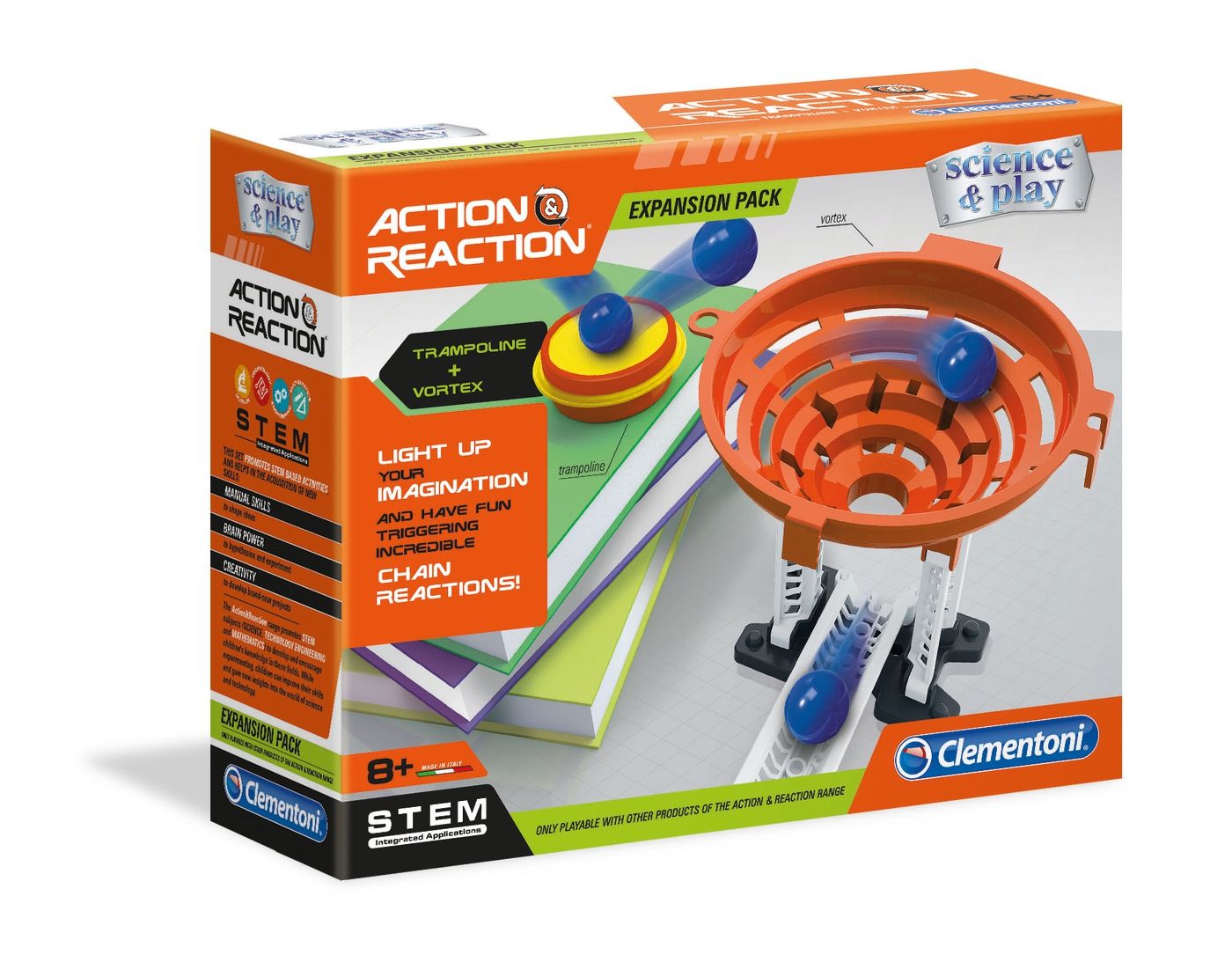 Clementoni Action & Reaction Trampoline - Physics Experiment Kit - Ages 8+