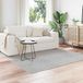 vidaXL LUGO Crèmekleurig Binnenkleed 120 x 120 cm Polyester