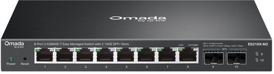 TP-Link ES210X-M2 Managed 2.5G Ethernet Netwerk Switch