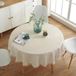 Omgoods - Nappe ronde avec franges - Coton pour la décoration intérieure