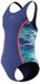 Speedo H-Boom Splice Muscleb 1P Meisjes Badpak - Marine/Blauw - Maat 128