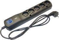 Lestar Stekkerstrip Voor Laptopcomputer Rtv 5W 1,5M Zwart