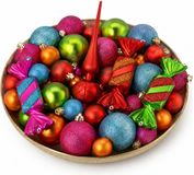 Inge-glas Inge Kerstballen en snoepjes ornamenten - 43-dlg - gekleurd - kunststof