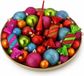 Inge-glas Inge Kerstballen en snoepjes ornamenten - 43-dlg - gekleurd - kunststof