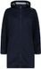 CMP Lichte dames softshell parka met afneembare capuchon - Polyester - Blauw - Maat 36