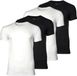 GANT T-shirt C-NECK T-SHIRT 4-PACK Zwart/Wit L